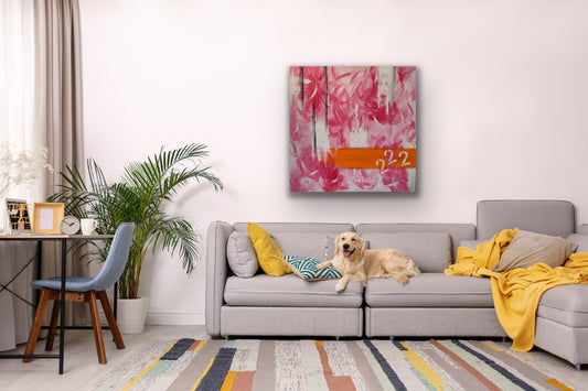 222 On Angel's Wings - Original Painting