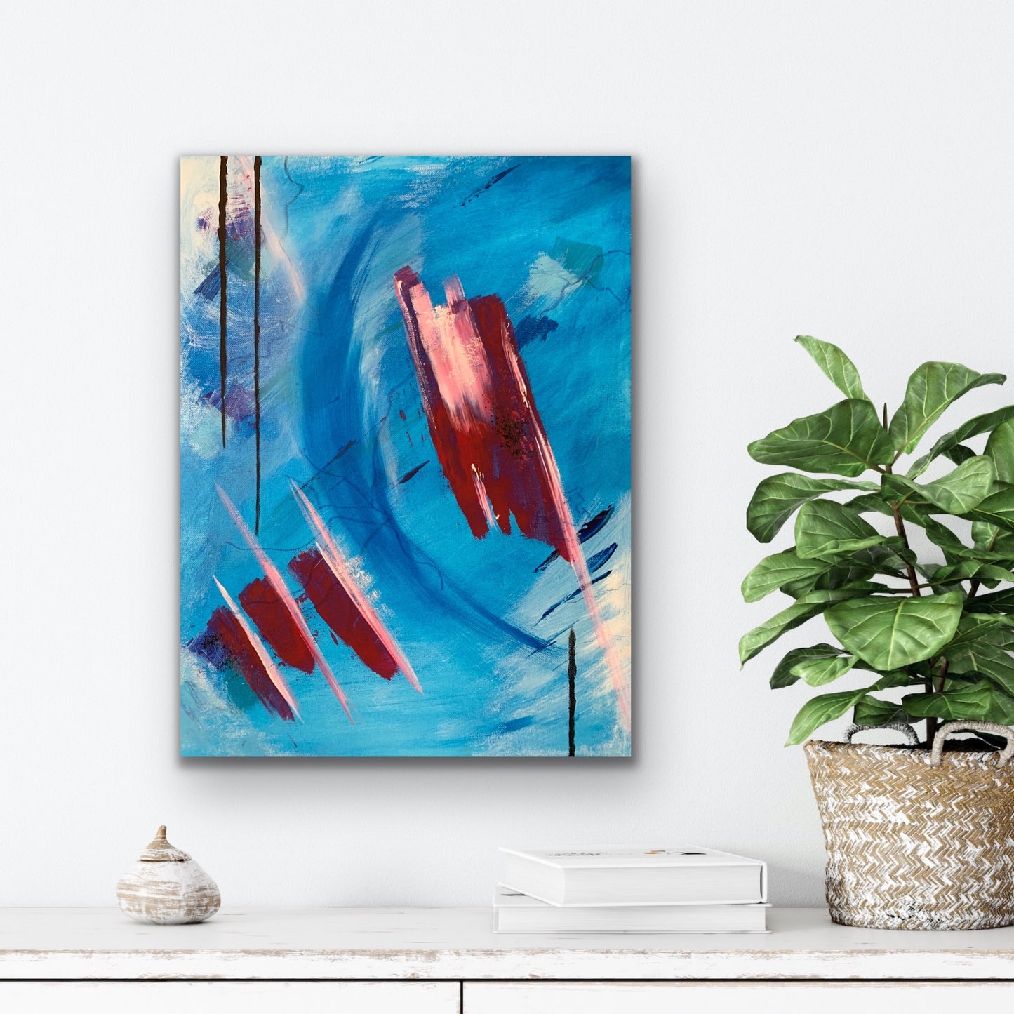 Looking Glass — Original Mixed Media Painting (Be Bold Series No. 1)