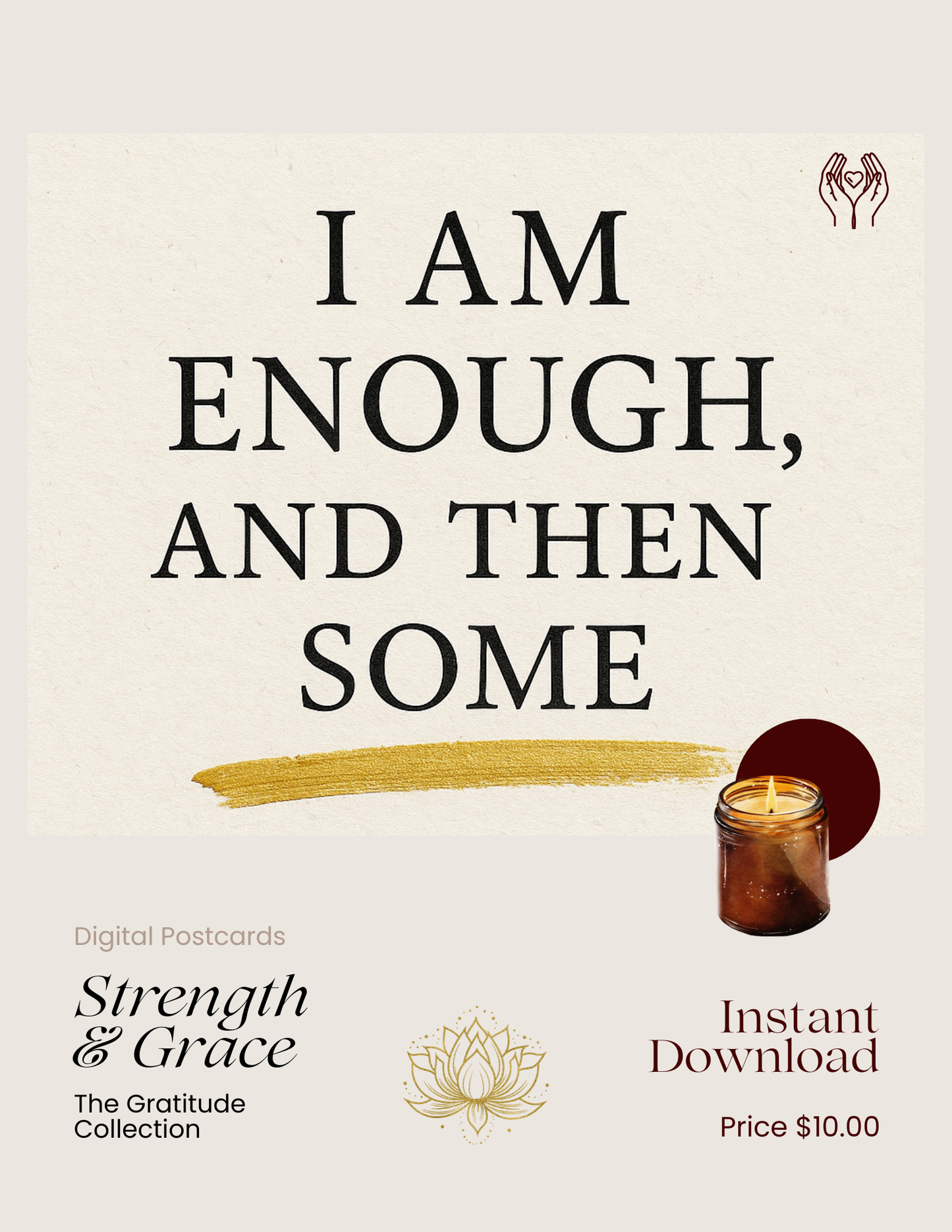 Strength & Grace: Gratitude Digital Postcards — Limited Edition