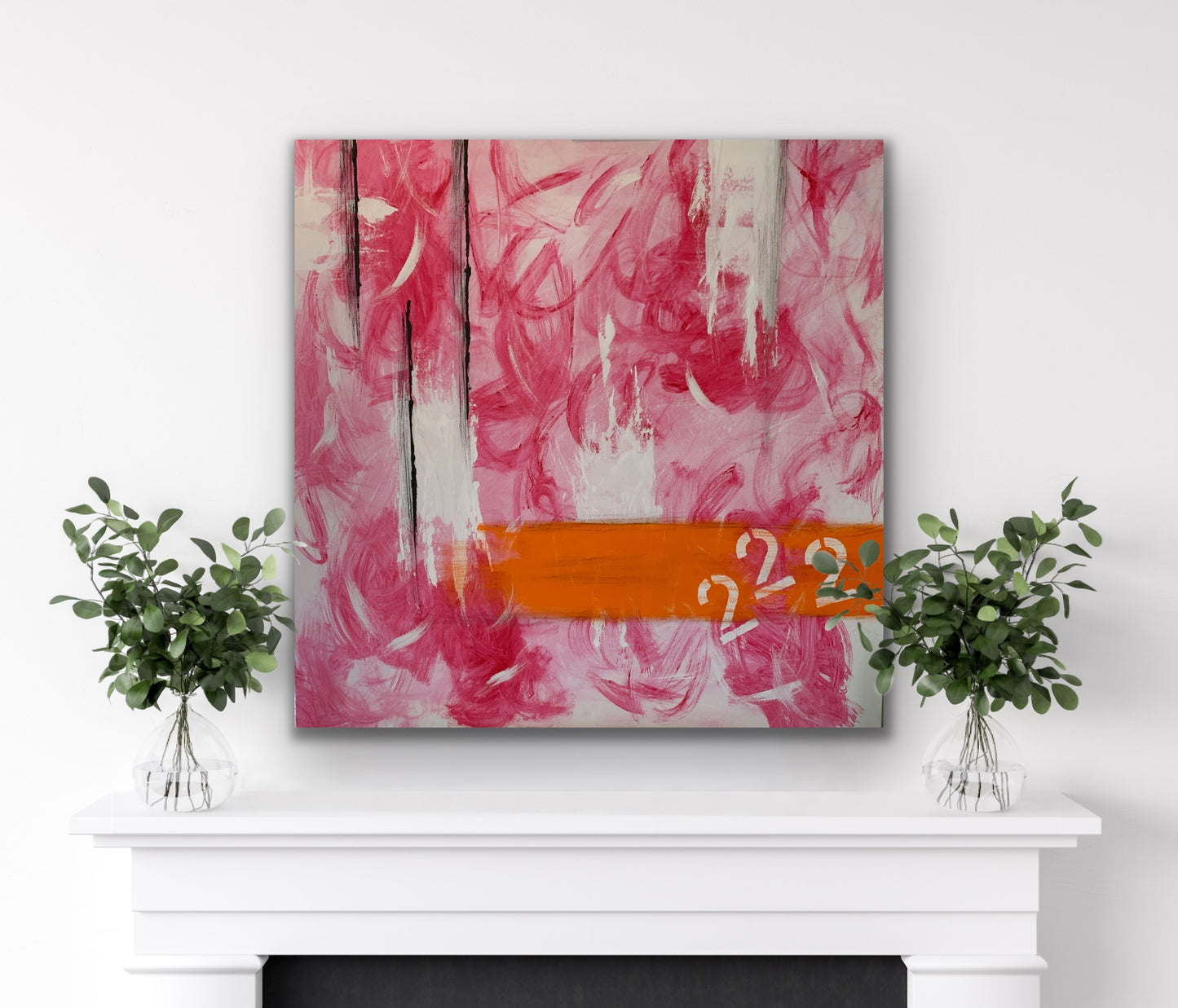 222 On Angel's Wings - Original Painting